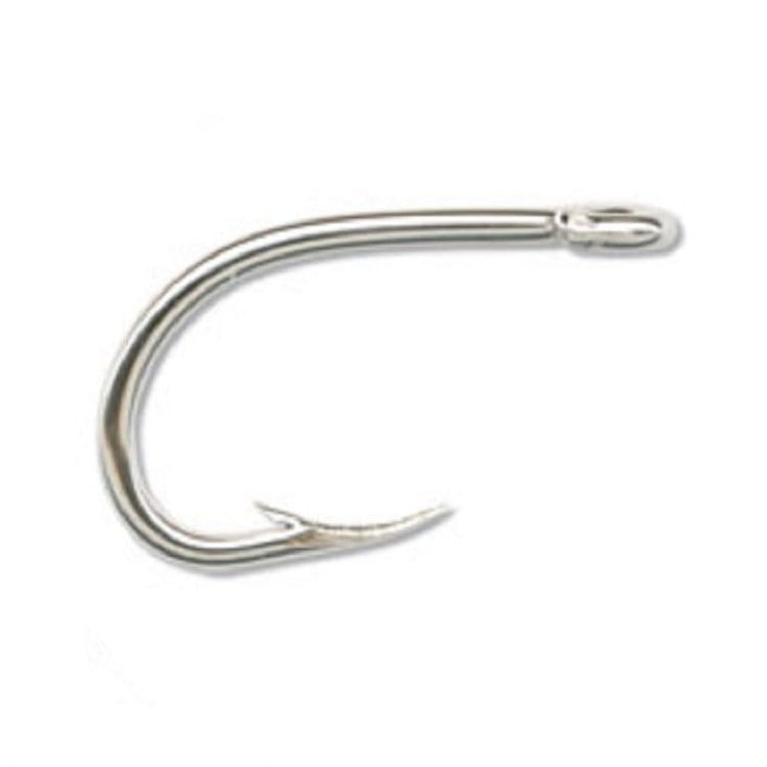 (2 pack) Mustad Classic O'Shaughnessy Live Bait Hook with 3 Extra Strong Point Bent In (Pack of 10), Nickel, Size 1