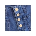 thumbnail image 6 of Necooer Wide Leg Jeans for Women Boyfriend Trendy High Waisted Baggy Cropped Jeans Flare Denim Pants Stretchy with Patch Pockets, 6 of 9