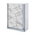 thumbnail image 3 of Global Furniture USA Ylime White High Gloss Marble Chest With LED, 3 of 7