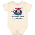 thumbnail image 3 of Inktastic Grammy and Papa Love Me Boys Baby Bodysuit, 3 of 5