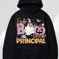 thumbnail image 2 of Cinolinkintera Men's Cotton Hoodie Halloween Teacher Hoodie, Spooky Teacher Hoodie, Spooky Ghost Hoodie, Halloween Teacher Gift, Teacher Appreciation Gift, Halloween Pumpkins Print Casual Relaxed Soft, 2 of 9