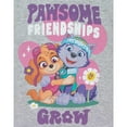 thumbnail image 5 of Paw Patrol Girls Pawsome Friendships Marl T-Shirt, 5 of 5