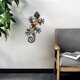 thumbnail image 5 of Adornos de pared de metal con forma de geco para exteriores, adornos de jardín para patio o cerca, 15 pulgadas de largo, 5 of 5
