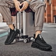 thumbnail image 5 of YYTLCH Men's Shoes Platform Mesh Slip-on Air Cushion Sneakers Lightweight, 5 of 5