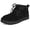 Black, variant on Snow Boots for Women Winter Suede Boots Fur Lined Ankle Boots Warm Lace Up Booties, Chestnut