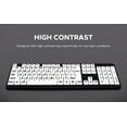 Large Print Wired Keyboard USB Keyboard with Large Letter Keys for