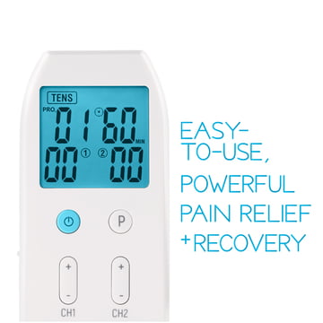 TENS Unit + EMS Device Combination Pain Relief System and Muscle