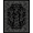 Black, Pattern 2, variant on ODIKA 6' Machine Washable Non-Slip Area Rug, Spellbinding Snake Art with Intricate Gothic High Traffic Rug, Black, 295163