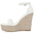 thumbnail image 2 of Journee Womens Olesia Buckle Espadrille Wedge Sandals, 2 of 9