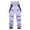 Purple, variant on Simua Women's Insulated Snow Pants Winter Warm Ski Pant Outdoor Waterproof Snowboard Bibs with Detachable Suspender