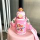 thumbnail image 5 of Taza con pajita de verano de la Patrulla Canina para niños, alta belleza, estudiantes, bebés, taza de agua con aislamiento de grado alimenticio con pajita, regalos periféricos de anime, 5 of 5