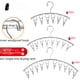 thumbnail image 4 of Percha de secado de acero inoxidable Arco 6/8/10 Perchero para medias Percha de secado de acero inoxidable con clip Percha resistente al viento, 4 of 5