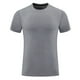 thumbnail image 1 of Tops para hombre, blusas y camisas de cuello redondo y manga corta para hombre, blusas de verano de color liso, transpirables, de malla elástica, ajustadas, cómodas, deportivas, informales, de manga c, 1 of 8