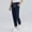 Navy, variant on Gamivast Womens Joggers High Waisted Lightweight Straight Leg Open Bottom Pants with 3 Pockets Hiking Running Drawstring Elastic Waist Workout Sweatpants