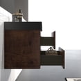 thumbnail image 5 of CITTANEO 30 Inch Floating Bathroom Vanity with Black Sink, Modern Bathroom Cabinet in Walnut, 5 of 6