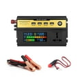 thumbnail image 1 of Mistaha Portable Car Power Inverter with Battery Display, 3000W Multifunctional Smart Digital Inverter, 12V to 220V Converter, LED Screen, Multiple Protections, Silent Fan, Aluminum Alloy Housing, 1 of 6