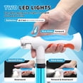 thumbnail image 2 of BigAlex Folding Walking Cane with Dual LED Lights, Adjustable Height Lightweight Walking Stick with Stable Rubber Base and Carrying Bag for Men Women and Seniors, 2 of 7