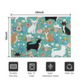thumbnail image 5 of Chihuahua and Flower Florals Door Rugs,Washable Non Slip Door Mats Indoor,Decorative Door Mats,Entry Mat Indoor for Entrance,Bedroom,Kitchen,Bathroom,16"x24", 5 of 6