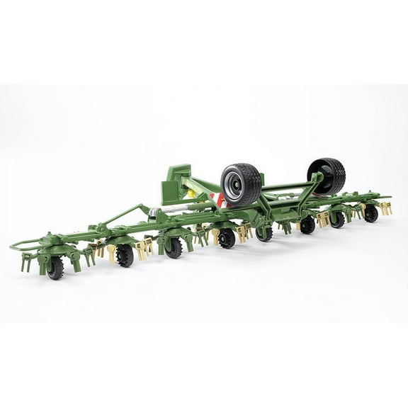 Bruder 02224 Krone Trailed Rotary Tedder w/ Running Gear KWT 8.82