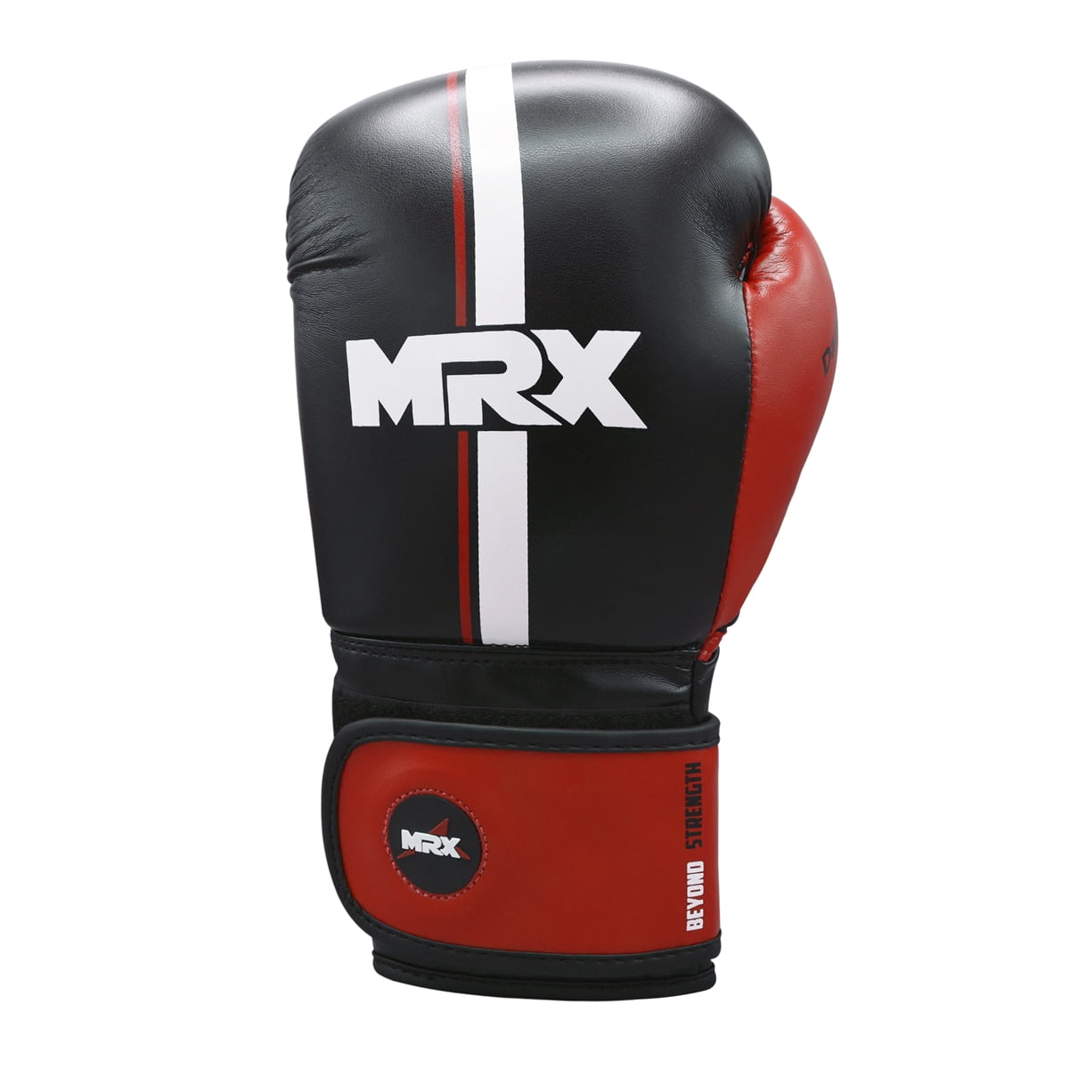 MRX Boxing Gloves for Men Women Boxing Training Gloves Kickboxing Muay Thai Sparring Punching Gloves Kickboxing Gloves Heavy Bag Workout Gloves for Boxing Durable Leather MMA Martial Arts|Black Red