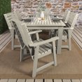 thumbnail image 2 of Highwood 7-pc Weatherly Dining Set - 42" x 72" Rectangle Table, Dining Height, Outdoor, Eco-friendly, Synthetic Wood, 2 of 6