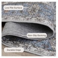 thumbnail image 5 of Runner Rug 2x10 Boho Tribal Machine Washable Rug, Vintage Distressed Print Thin Chenille Bedroom Kitchen Hallway Accent Rug, Low Pile Lightweight Non Slip with Gripper, 5 of 7