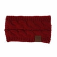 thumbnail image 2 of FNGZ Soft Stretch Warm Ear Warmer Headband | Winter Headbands for Women | Hair Band Yarn Variegated Dot Acrylic Yarn Women'S Band Hair Accessories Women Winter Warm Headband Skiing Knitted, 2 of 8