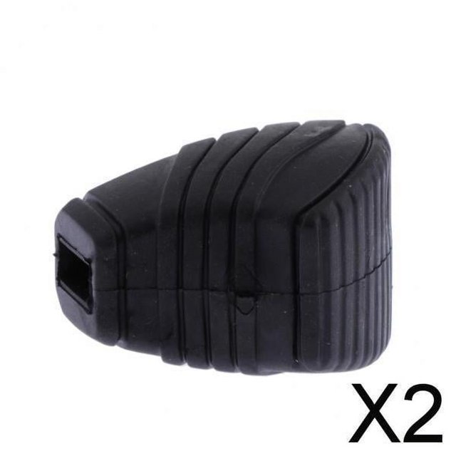 Paquete de 2 patas de goma para tambor perfke soporte para platillos 2 piezas