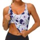 thumbnail image 3 of Balery Daisies Flowers Sujetadores deportivos con espalda cruzada para mujer, acolchados, sin costuras, de alto impacto, ideales para yoga, gimnasio, entrenamiento y fitness.-XX-Large, 3 of 8