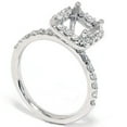 thumbnail image 2 of Pompeii 3/8ct Halo Diamond Ring 14K White Gold (G/H,I1), 2 of 3
