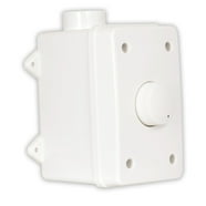 Rockville VOL7035 White 35w 70v Wall Volume Control Zone Controller Box ...