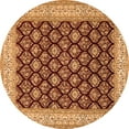 thumbnail image 1 of Ahgly Company Indoor Round Persian Orange Traditional Area Rugs, 8' Round, 1 of 1
