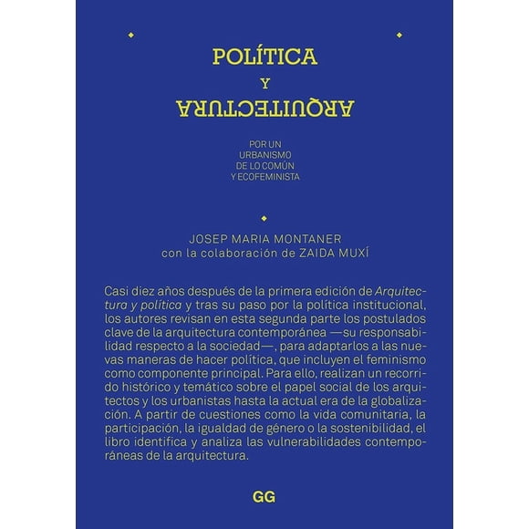 Política y Arquitectura Editorial GG 9788425232459