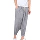 thumbnail image 2 of Pantalones largos, pantalones de farol para hombre, pantalones de lino para hombre, pantalones Harlen de moda, leggings para hombre, 2 of 9