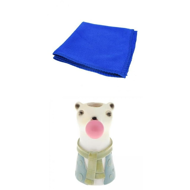 Cabeza de Animal de Resina Sunnimix Florero de oficina Oso 14,7x9,2x17 cm