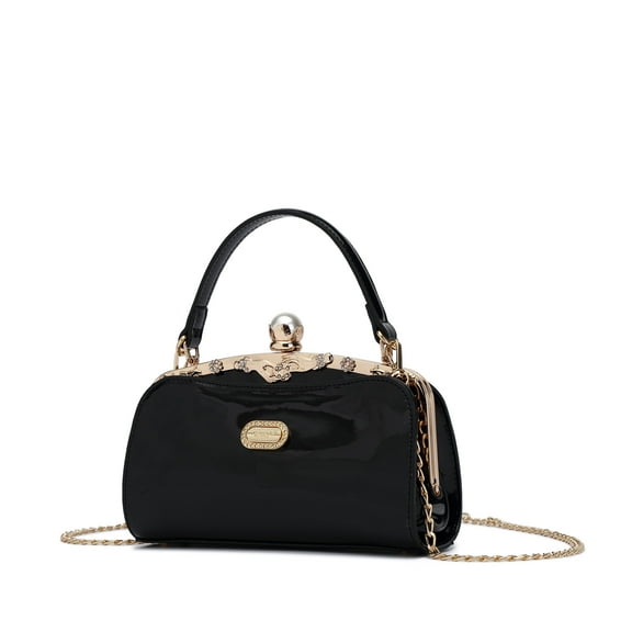 Starry Ocean Blossom Vegan Leather Purse