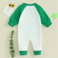 thumbnail image 7 of Odeerbi St. Patrick's Day Baby Boys Girls Clothes Baby Rompers Newborn Four Leaf Clovers Bodysuit Long Sleeve Jumpsuit Spring Outfit 3-18 Months, 7 of 7