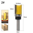 thumbnail image 4 of Juego de brocas para enrutador con patrón de acabado, cortador de madera con vástago de 8Mm, 4 unidades, 4 of 5