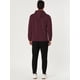 thumbnail image 5 of Sudadera con capucha Lars Amadeus Borgoña S Para Hombre, 5 of 6