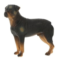 OUNONA Rottweiler Dog Figurine, Realistic Simulation Model for Home Decor, Educational Use and Collectors