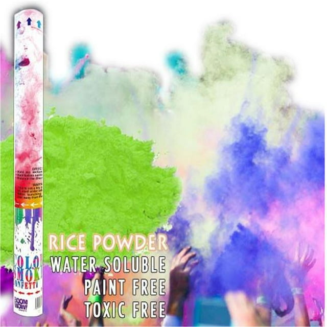 Blinkee HPGRCC18-GN Canon à Confettis Holi Powder 18 Po, Vert