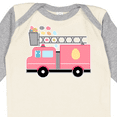 thumbnail image 4 of Inktastic Easter Fire Truck Egg Hunt Bunny Boys or Girls Long Sleeve Baby Bodysuit, 4 of 5