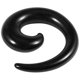 thumbnail image 4 of 18 Pares de Tunel Espiral de Tunel de Acrilico la Expansion Del Oido --- Negro, 4 of 10