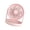 Pink, variant on Tibvox Light Weight Portable Desk Fan With Storage Base 3 Adjustable Speeds Energy Efficient Personally Cooling Fan Easy to Use
