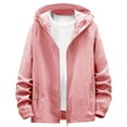 thumbnail image 2 of Lightweight Casual Jackets for Men 2025 Breathable Long Sleeve Zip Up Hooded Jacket with Pockets Outerwear Coat Hoodie, 2 of 8