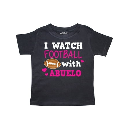 

Inktastic I Watch Football with My Abuelo Gift Toddler Boy or Toddler Girl T-Shirt