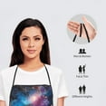 thumbnail image 6 of Gaeub Starry Night Iris Field Print Apron for Men and Women,Waterproof Apron for Cooking,Dishwashing, Lab, Butcher, Dog Grooming, 6 of 7