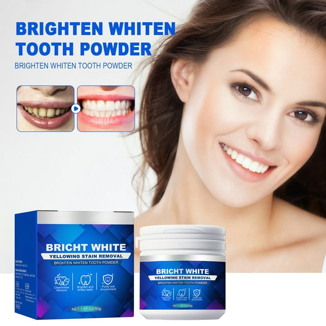 Polvo dental para limpieza bucal, eliminación de manchas en los dientes, polvos blanqueadores para dientes, pasta de dientes