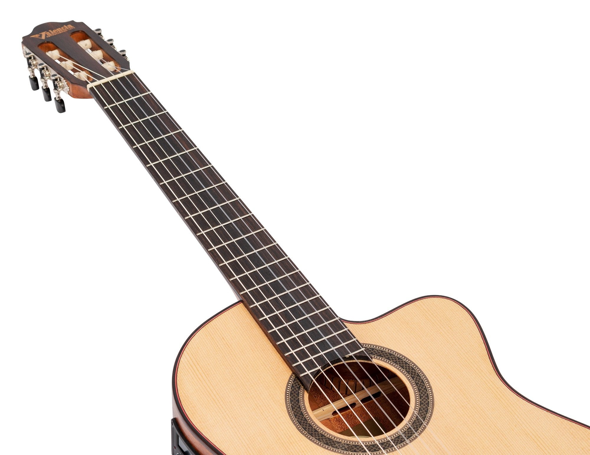 Valencia VC704 700 Series Nylon-String Classical Acoustic-Electric Guitar Natural