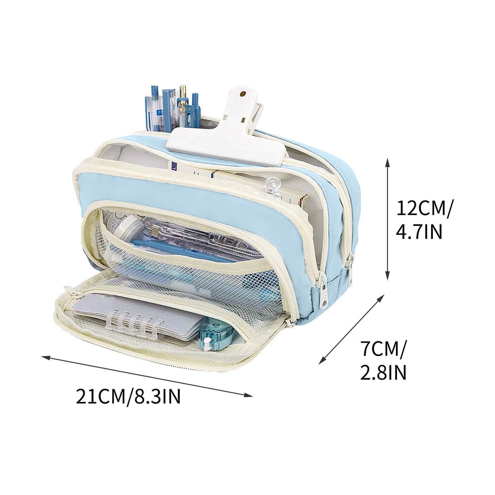 Pen and Pencil Pouch Pencil Storage,Fun Pencil Case Zippered Pencil Case,Cute Pencil Bags Pen Case Organizer for Home Office Schoolsupplies(1PC)